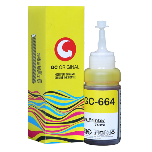 GC ORIGINAL COMPATIBLE INK GC-664 FOR EPSON L210 (YELLOW)