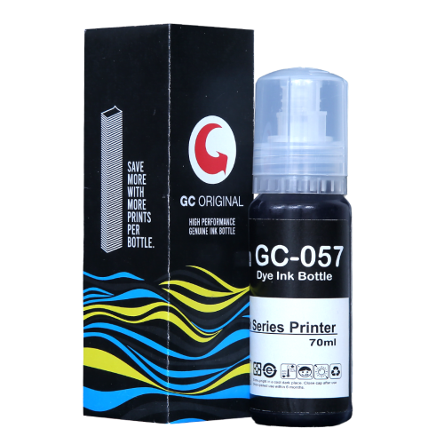 GC ORIGINAL 057 Black Dye Ink for Epson L8050 / L18050 – 70ml