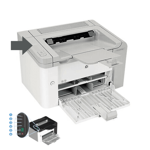 TOP BOTTON PANEL FOR HP P1566 (RM1-7621)