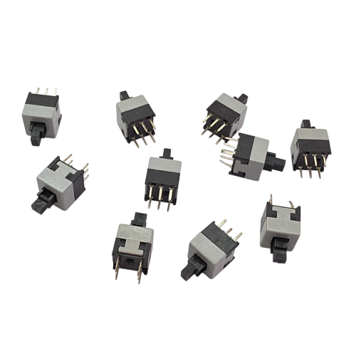 6 Pin Computer Cabinet Power/Reset Switch/On/Off Reset Push Button ATX Computer Switch (10 PCS)