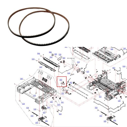 TIMING BELT EJ FOR EPSON ECOTANK L15160 – PART NO. 1768564