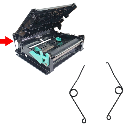 GC Original Top Cover Frame Spring for TSC TTP-244 Plus
