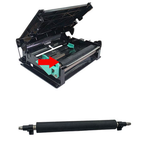 GC Original Paper Roller (Platen Roller) for TSC TTP-244 Plus – Part No. 36-0130001-40LF – Compatible with TVS LP-45 Lite – Value For Money